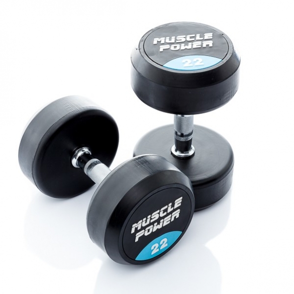 Muscle Power Ronde Dumbbellset 22 KG MP914 MP914-22KGSET