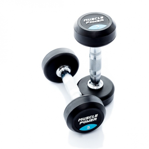 Muscle Power Ronde Dumbbellset 3 KG MP914 MP914-3KGSET