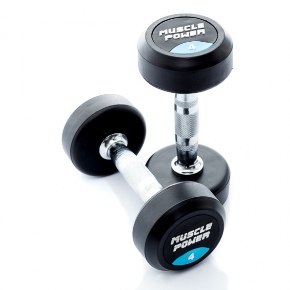 Muscle Power Ronde Dumbbellset 4 KG MP914 MP914-4KGSET