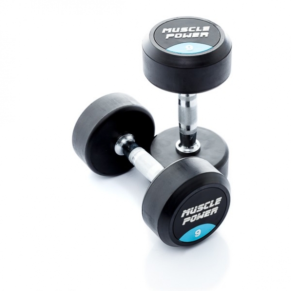 Muscle Power Ronde Dumbbellset 9 KG MP914 MP914-9KGSET