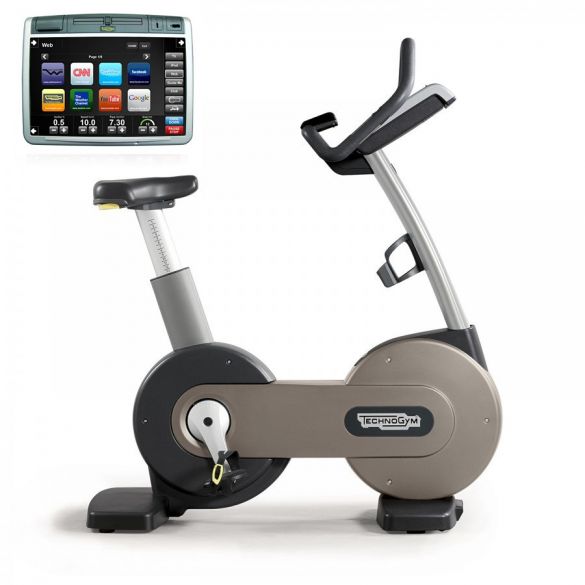 TechnoGym hometrainer Bike Excite+ 700 Visioweb zilver gebruikt BBTGNBE700VLCDTVIZI