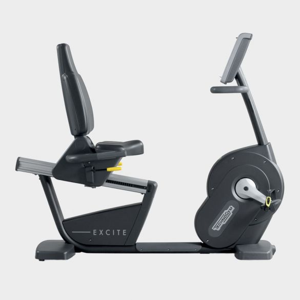 TechnoGym ligfiets Recline Excite+ 700 Visioweb zwart gebruikt BBTGNRE700VLCDTVIZW