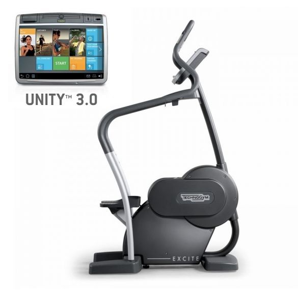 TechnoGym stepper Excite+ Step 700 Unity 3.0 zwart gebruikt BBTGEST700U3ZW