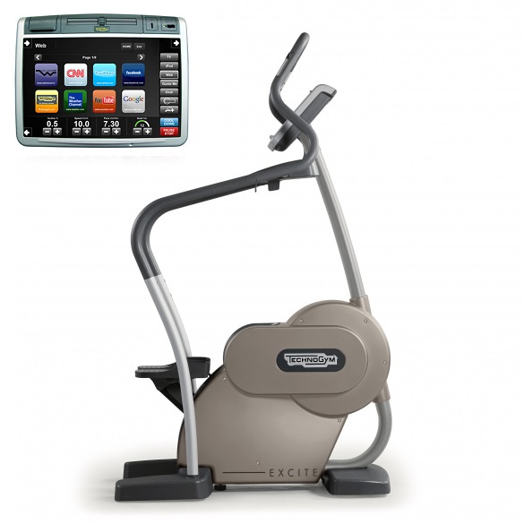 TechnoGym stepper Step Excite+ 700 Visioweb zilver gebruikt BBTGST700VLCDTVIZI