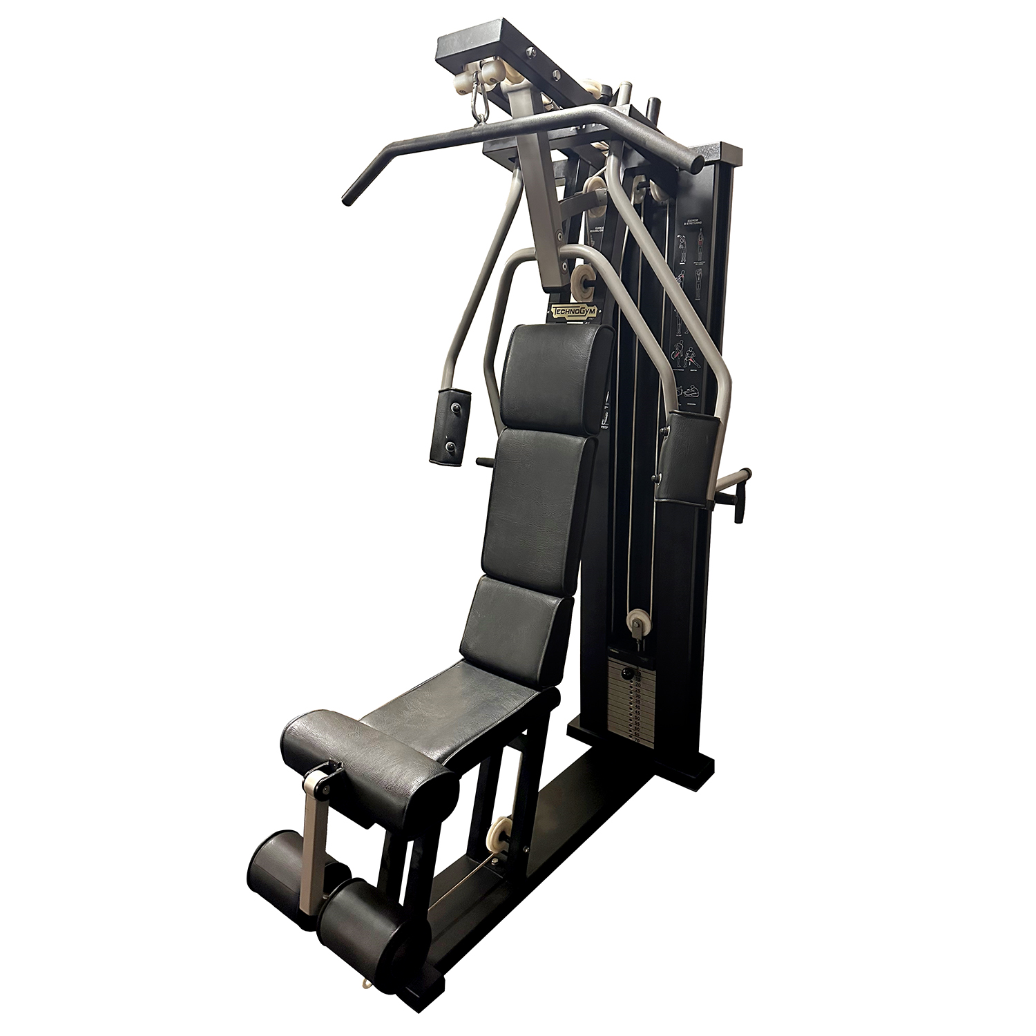 Technogym krachtstation Unica Attiva Zwart gebruikt TGUNICAZWZWGEBRUIKT