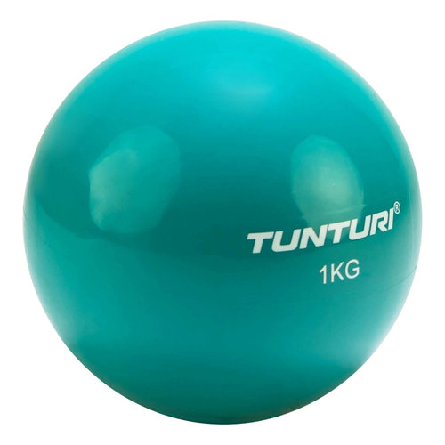 Tunturi Yoga toningbal 1 kg turquoise 14TUSYO046