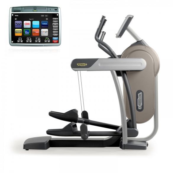 TechnoGym crosstrainer Vario Excite+ 700 Visioweb zilver gebruikt BBTGVE700VZI