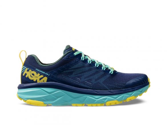 Hoka One One Challenger ATR 5 wide hardloopschoenen blauw dames 1104096-MBMGR-VRR