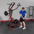 Body-Solid Corner leverage gym + halterbank  KGLGS100P4