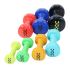 Lifemaxx Vinyl Dumbbellset Zwart 5 kg LMX 1150  LMX1150.50