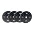 Muscle Power olympische bumper plate 50 mm 15 kg zwart  MP809-15KG