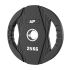 Muscle Power Olympische rubber halterschijven 2 grips  MP2005