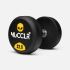 NUCCLR rubber dumbbell set 22.5-30 KG  NUC1027-SET-22.5-30