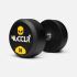 NUCCLR rubber dumbbell set 22.5-30 KG  NUC1027-SET-22.5-30