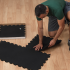 Body-Solid Puzzelmat set 100 x 100 cm solid black  KRFBST4PB